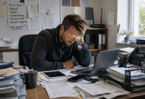 Chaos im Büro