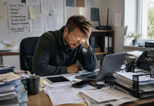 Chaos im Büro